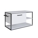 Ver imagem 3 de Gabinete Suspenso para Banheiro 80cm P1007 Branco sem Cuba