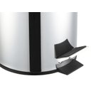 Ver imagem 4 de Lixeira de Banheiro e Cozinha Inox com Pedal e Cesto Removível 5l - Powemaid