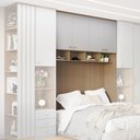 Ver imagem 4 de Guarda Roupa Modulado Ponte 163cm 04 Portas 234cm Alt Setiba