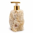 Ver imagem 2 de Kit Dispenser Sabonete Difusor Pedra Natural Calcita Laranja
