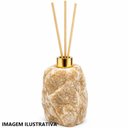 Ver imagem 3 de Kit Dispenser Sabonete Difusor Pedra Natural Calcita Laranja