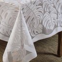 Ver imagem 2 de Toalha de Mesa Renda Costela de Adão Quadrada 140cm x 140cm - Botânica Branco Paulo Cezar Enxovais