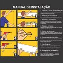 Ver imagem 6 de Prateleira Flutuante de Quarto Adulto Kit 3 Suporte Invisível 91cm Yara Preto - Lumil Lumil Móveis