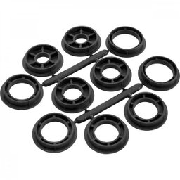 Escova circular 6" x 1" com bucha de redução Vonder - 2