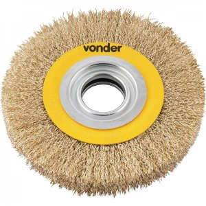 Escova circular 6" x 1" com bucha de redução Vonder