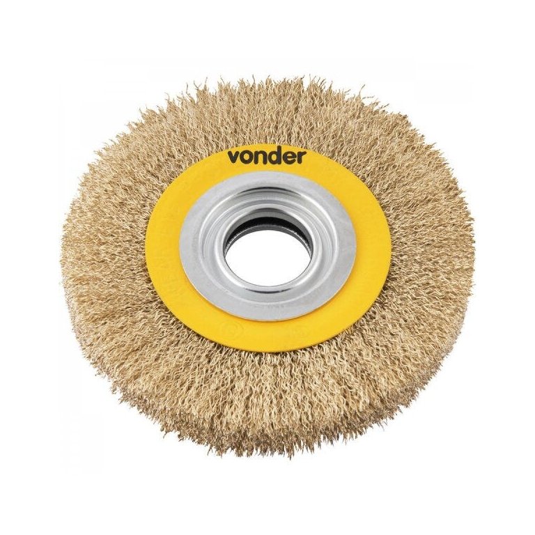 Escova circular 6" x 1" com bucha de redução Vonder