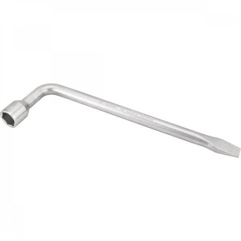 Chave de roda tipo L com espátula 19 mm em aço cromo vanádio Vonder