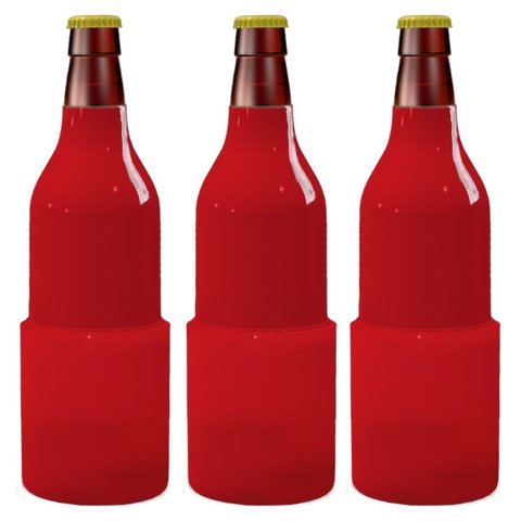 Kit 3 Porta Garrafa Cerveja Térmico Gel Fri-ice Conserva P/ 2 Horas