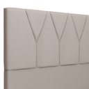 Ver imagem 5 de Cabeceira Cama Box Casal Queen 160cm Aura Linho W01 Bege - Mpozenato