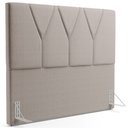 Ver imagem 1 de Cabeceira Cama Box Casal Queen 160cm Aura Linho W01 Bege - Mpozenato