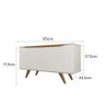 Buffet Aparador 4 Portas Olive 1,35m Natural e - 6