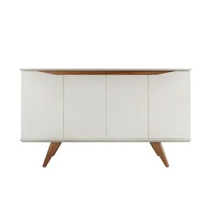 Buffet Aparador 4 Portas Olive 1,35m Natural e