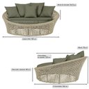 Ver imagem 2 de Chaise Hungria Alumínio Pintura Fendi Corda Náutica E13 Trama Original