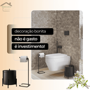 Ver imagem 7 de Kit Acessórios para Banheiro Lixeira e Suporte Porta Papel Higiênico de Chão - Édecasamóveis