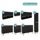 Ver imagem 4 de Armário de Cozinha Completa Atlanta Line Carraro Preto Touch