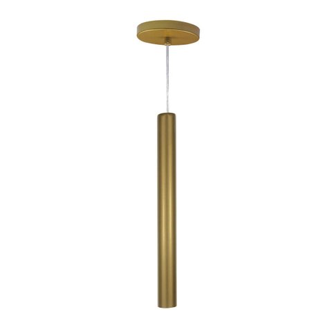 Pendente Tubo Palito 45cm - Ouro