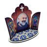 Capela Capelinha Portuguesa Santo Padre Pio MDF FORNECEDOR 41 AR2752 - Santo Padre Pio - 2