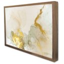 Ver imagem 4 de Quadro Decorativo Abstrato Mármore Branco Gold em Moldura Caixa Tacolado Moldura Trad 1cm Branca com