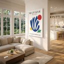 Ver imagem 4 de Quadro Canvas The Cut-outs de Matisse 60x40cm Mold Branca