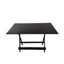 Ver mais imagens de Conjunto Mesa Dobrável 120x70cm com 6 Cadeiras Madeira Maciça Preto