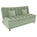 Ver imagem 2 de Sofa Cama 2 Lugares 185 Cm Duda Tecido Boucle F494 Oliva Milani Store