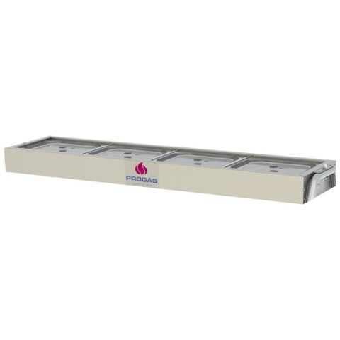Buffet Frio 4 Cubas Progás Tampas de Vidro Prbf-40GN