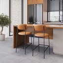 Ver imagem 4 de Banqueta Alta Mona Courissimo Whisky - Ssx Multicoisas