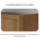 Ver imagem 6 de Guarda Roupa Casal Belmonte 2 Portas 6 Gavetas Cumaru 25 Fendi com Espelho – Novo Horizonte