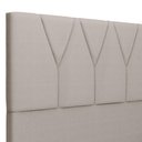 Ver imagem 5 de Cabeceira Cama Box Solteiro 100cm Aura Linho W01 Bege - Mpozenato
