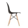 Kit 4 Cadeira Eames Eiffel Base Wood - Preto - Artiluminação - 3
