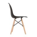 Ver imagem 3 de Kit 4 Cadeira Eames Eiffel Base Wood - Preto - Artiluminação