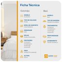 Ver imagem 2 de Cama Box Baú + Cabeceira Provença e Colchão Casal - Probel - Evolution - 138x188x74cm Marrom