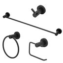 Ver imagem 1 de Kit Acessórios Banheiro Inox Preto/black 4 Peças Completo