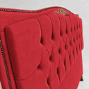 Ver imagem 3 de Cabeceira Greta 160cm Estofada Suede p/ Cama Box Casal Queen Quarto