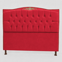 Ver imagem 2 de Cabeceira Greta 160cm Estofada Suede p/ Cama Box Casal Queen Quarto