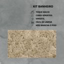 Ver imagem 3 de Tapete Macio Peludo 1,50m Redondo Óasis Bege Trigo