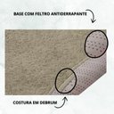 Ver imagem 5 de Tapete Macio Peludo 1,50m Redondo Óasis Bege Trigo