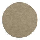 Ver imagem 1 de Tapete Macio Peludo 1,50m Redondo Óasis Bege Trigo