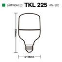 Ver imagem 2 de Lâmpada Led Forte High Led Tkl 225 E27 40w Frio 6500k Taschibra