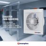 Exaustor Residencial Banheiros Manplex 150mm - 18w 220V - 4