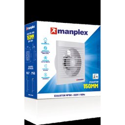Exaustor Residencial Banheiros Manplex 150mm - 18w 220V - 5