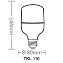 Ver imagem 2 de Lâmpada Bulbo High Led Tkl110 E27 20w Frio 6500k Taschibra