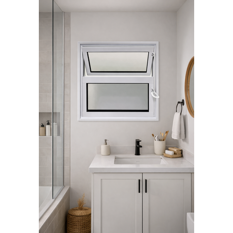 Vitro Basculante Branco 40x40 Linha 25 Jade