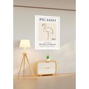 Ver imagem 2 de Quadro Decorativo Picasso The Flamingo - 70x50cm:moldura Preta