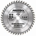 Ver imagem 1 de Disco de Serra Protool 7.1/4" 36 Dentes Furo 22,23mm