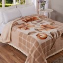 Ver imagem 1 de Cobertor Casal Poliéster Microfibra Dupla Face Cris Jolitex