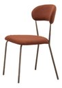 Ver imagem 2 de Conjunto 4 Cadeiras Jantar Moderna Design Lançamento:terracota/champagne Linho