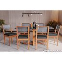 Ver imagem 5 de Base de Mesa P/ Cozinha Elma Bam010-ca Madeira Maciça S/ Tampo Carvalho - Kappesberg