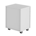 Ver imagem 5 de Gaveteiro 3 Gavetas Com Rodízios ME4148 Branco - Tecno Mobili