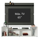 Ver imagem 4 de Rack Madesa Cancun e Painel para TV até 65 Polegadas Branco/Preto 098N Cor:Branco/Preto